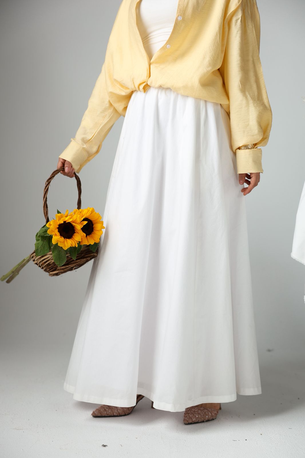 Zahra Skirt(white)