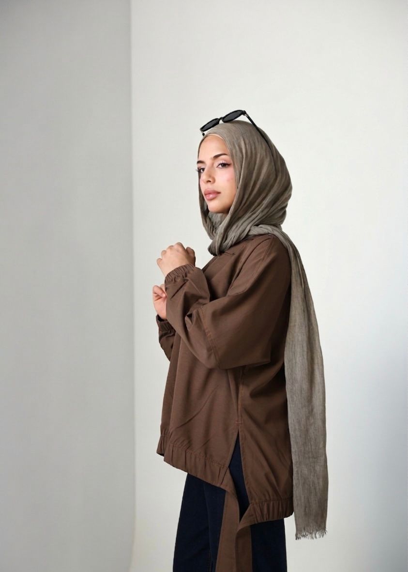 daii blouse(brown)