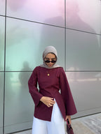 mini octaya (Striped Burgundy)