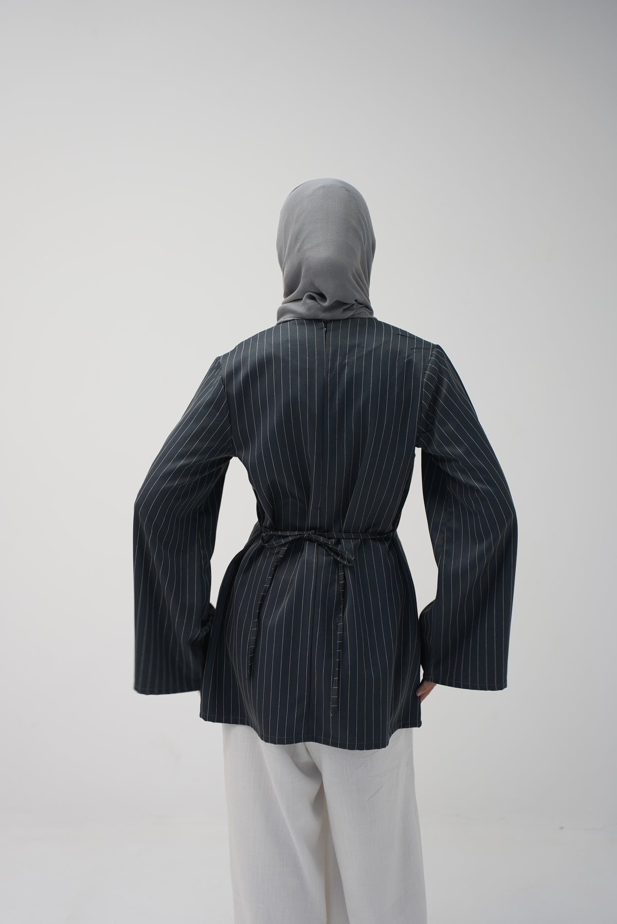 mini octaya (striped dark grey)