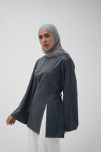 mini octaya (striped dark grey)