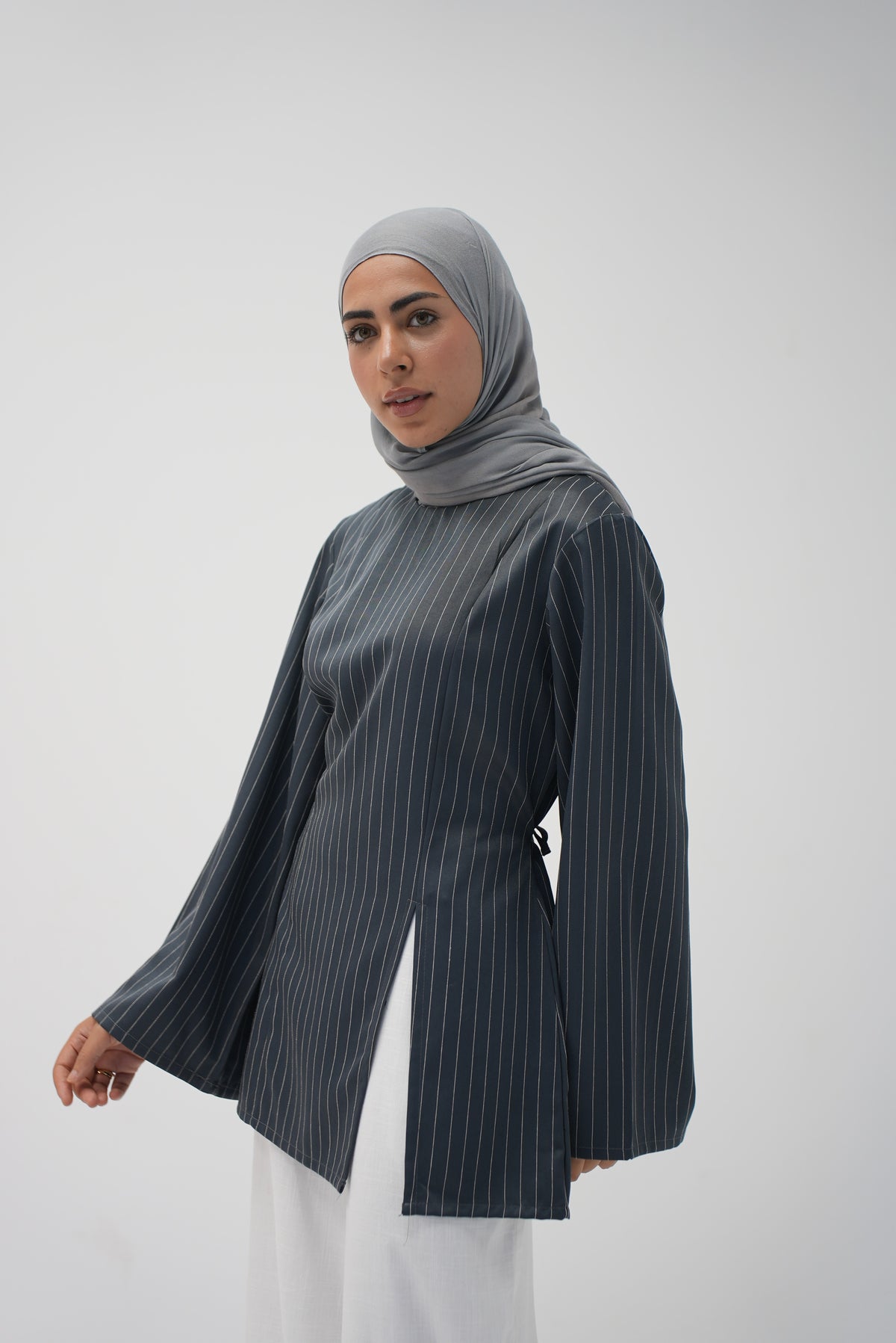 mini octaya (striped dark grey)