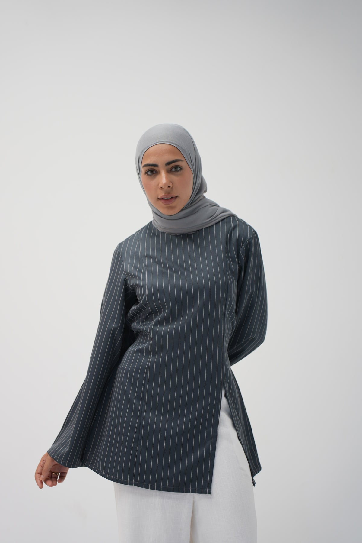 mini octaya (striped dark grey)
