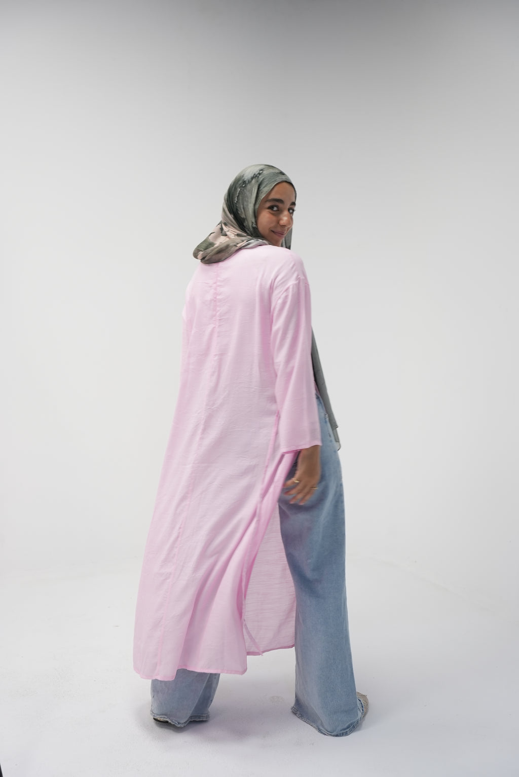 luna slits dress (PINK)