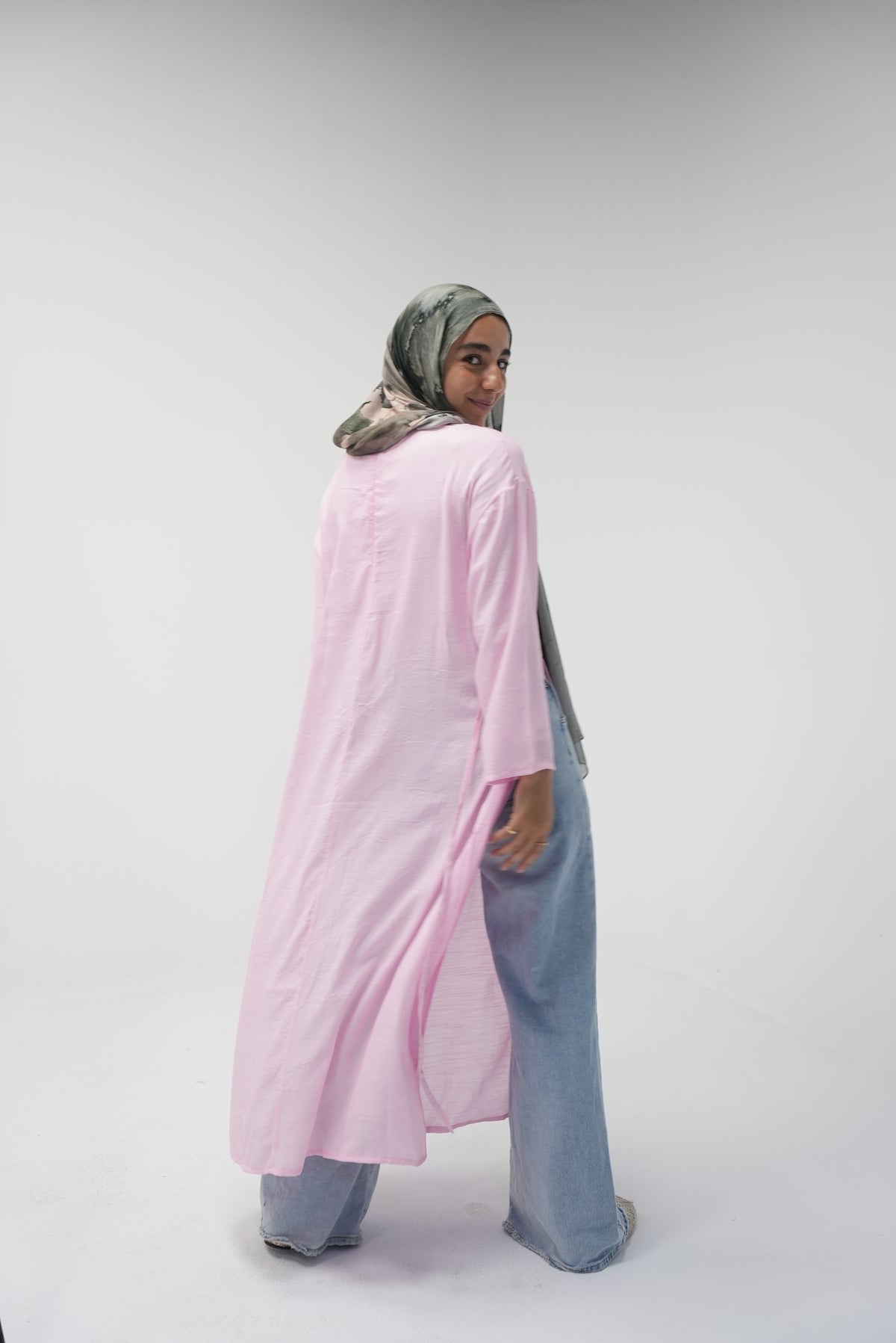 luna slits dress (PINK)
