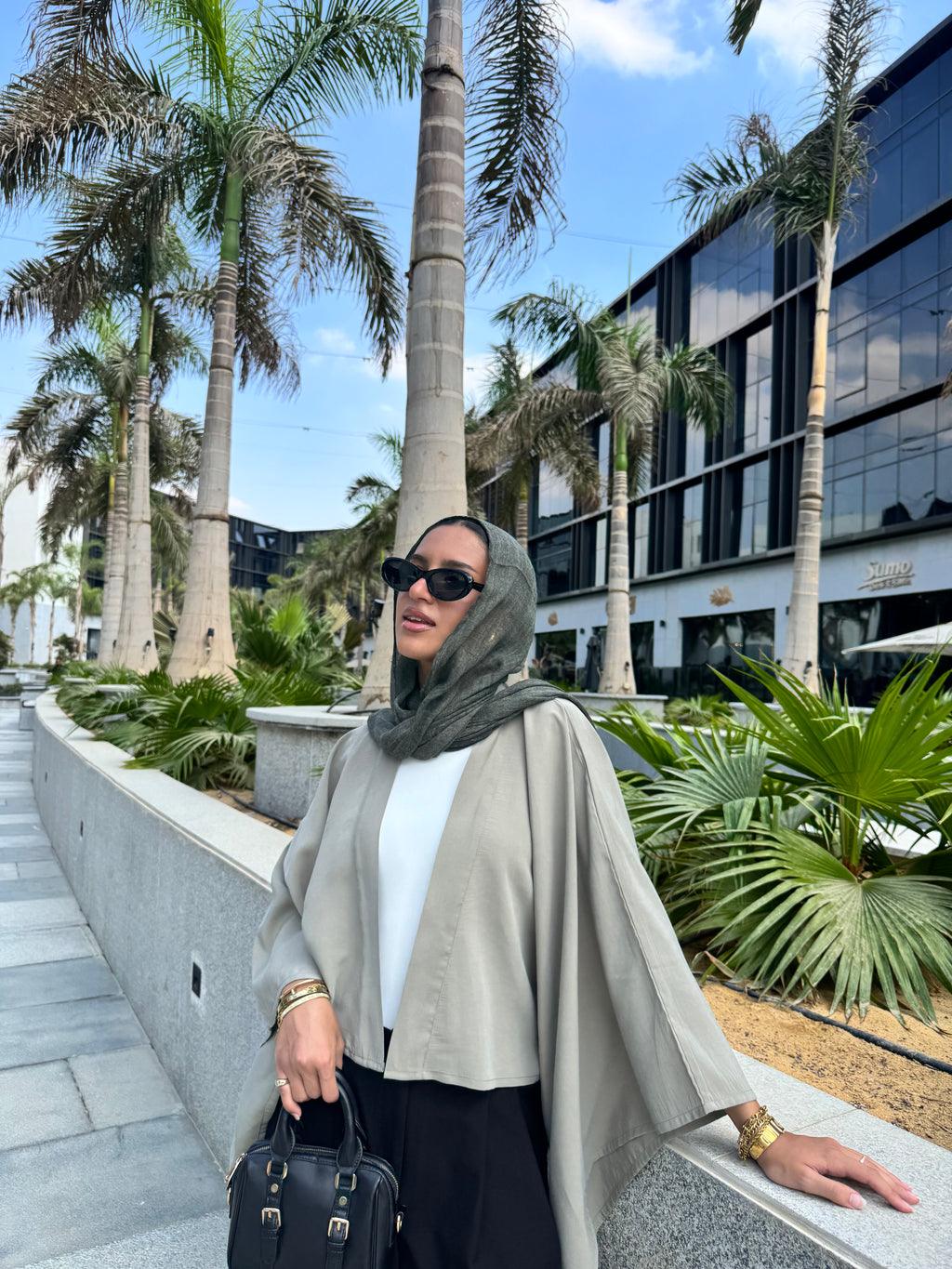 butterfly kimono (olive)