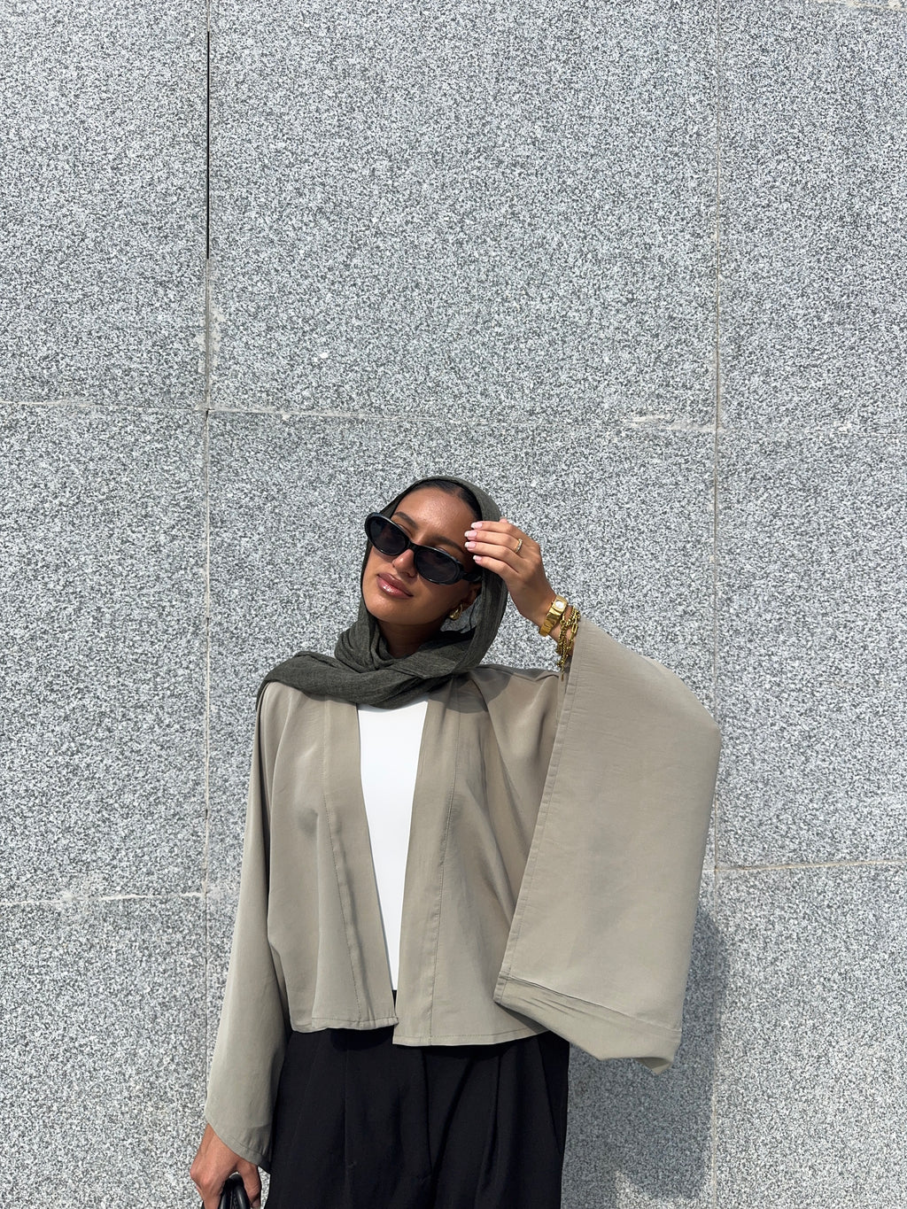 butterfly kimono (olive)