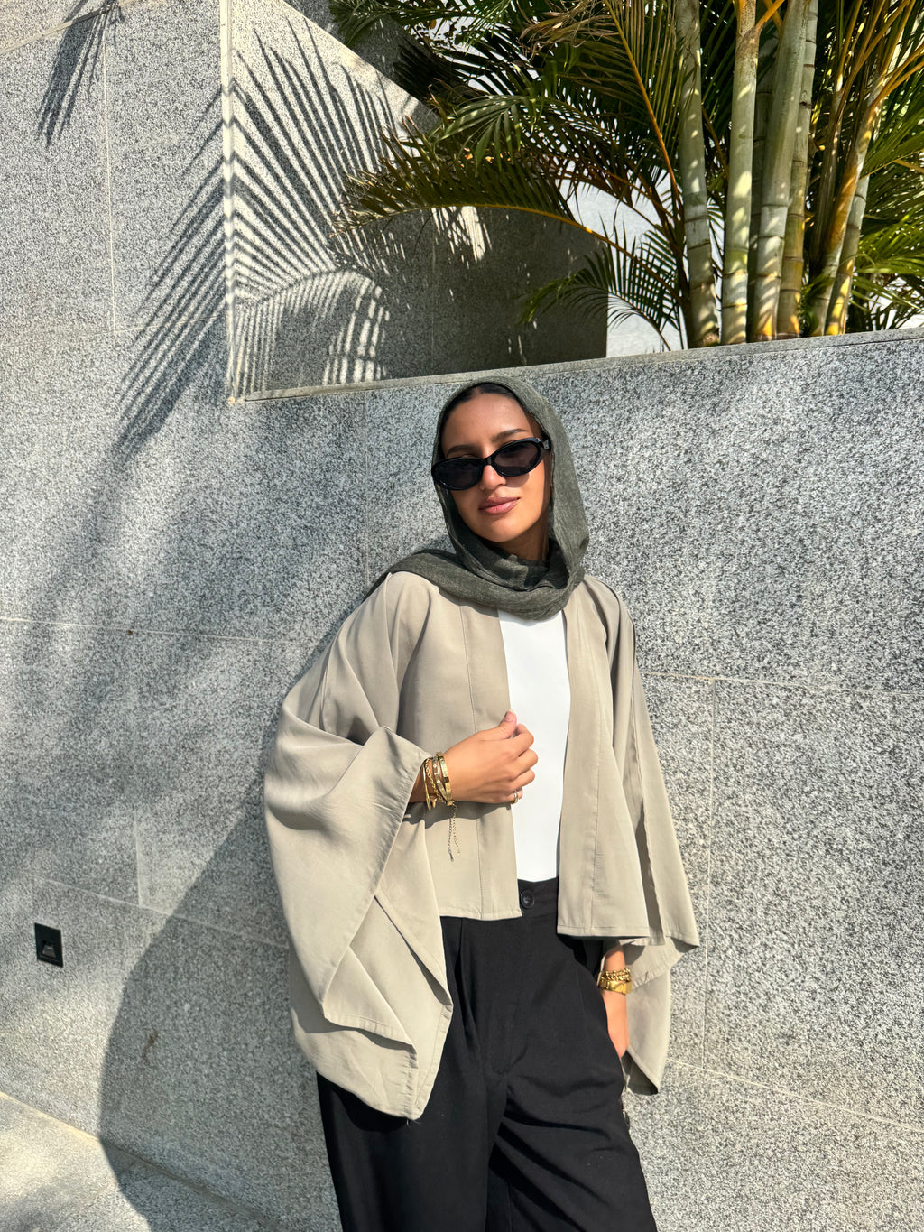 butterfly kimono (olive)