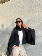 butterfly kimono (black)