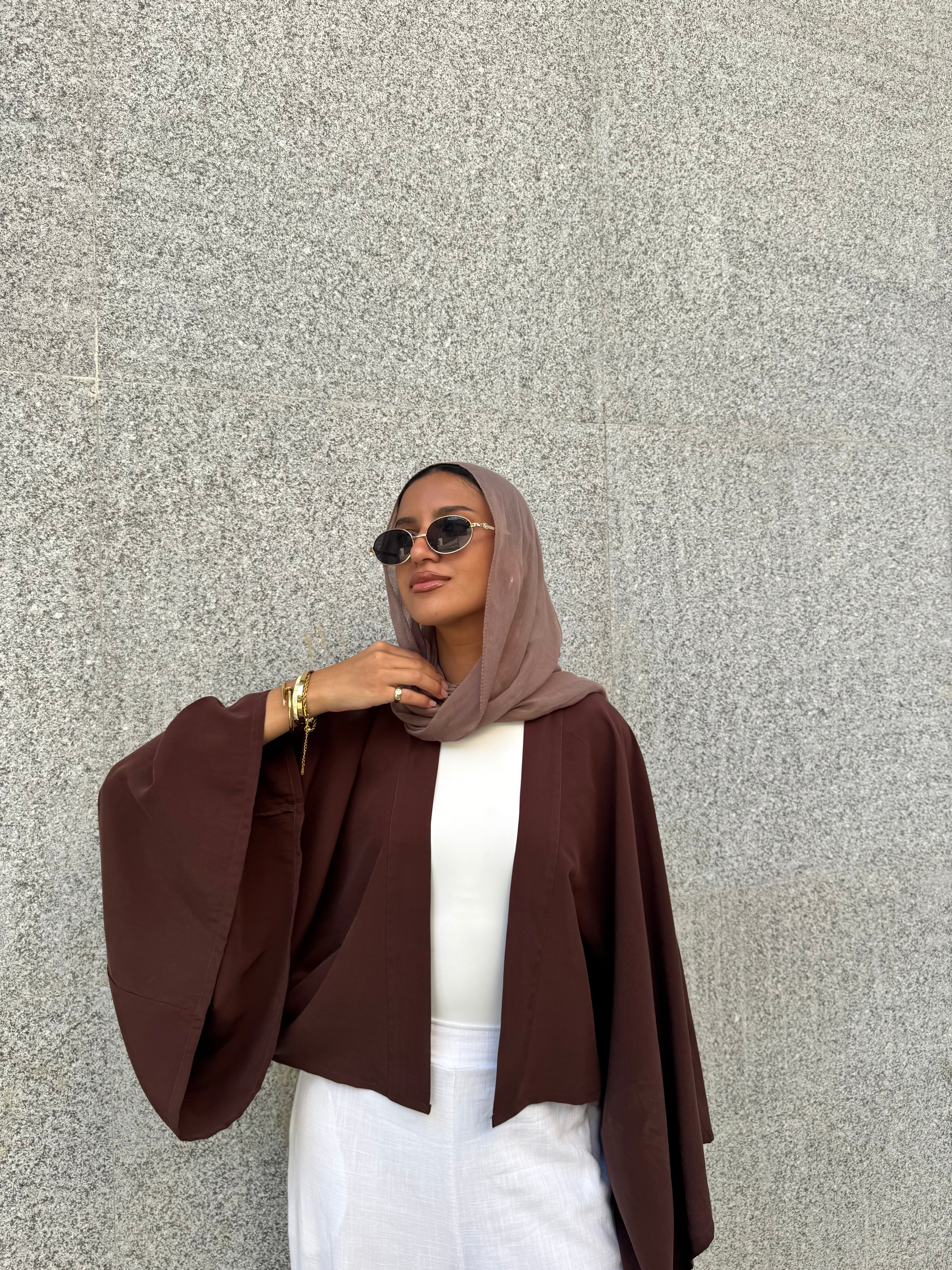 butterfly kimono (brown)