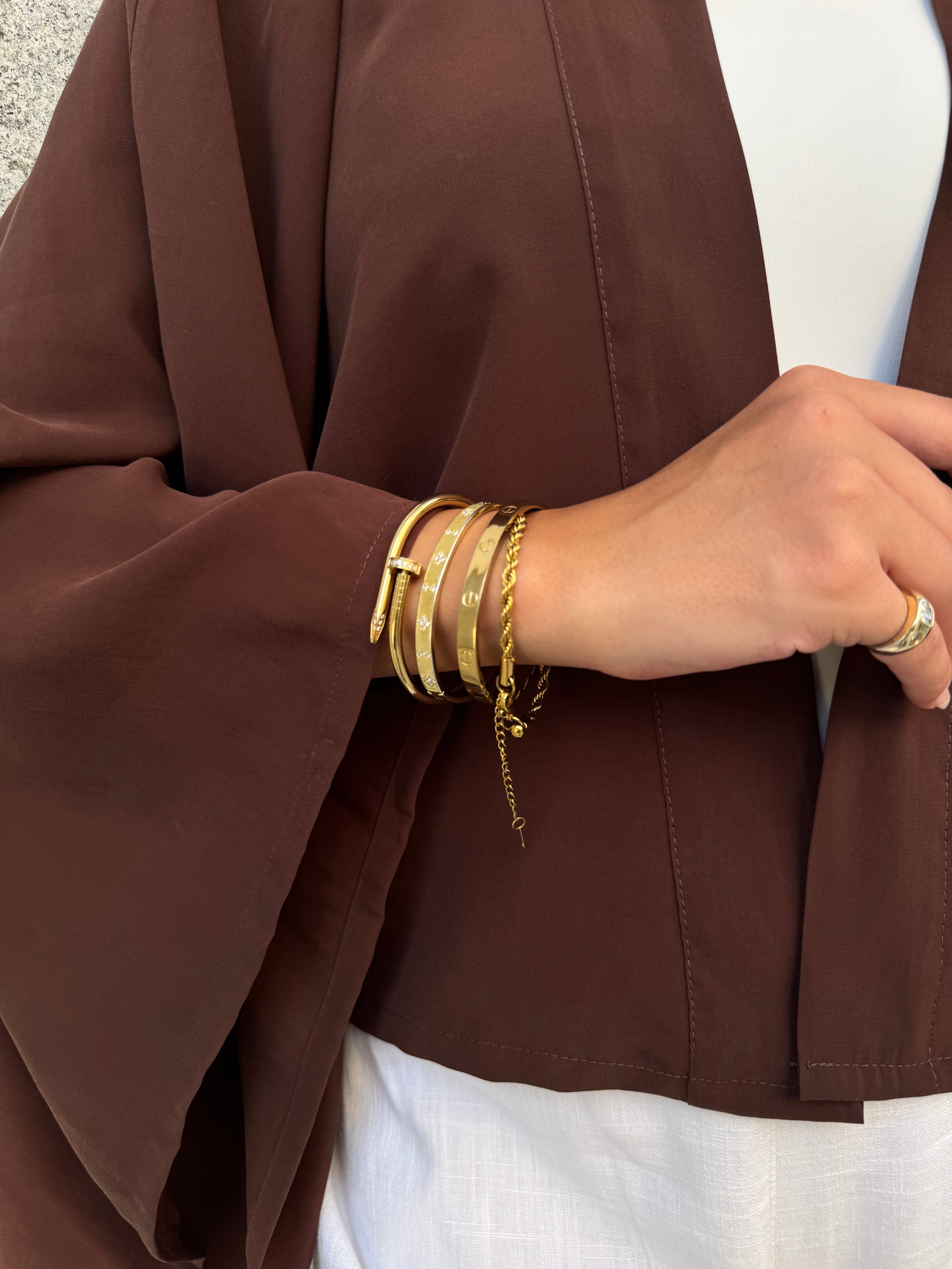 butterfly kimono (brown)