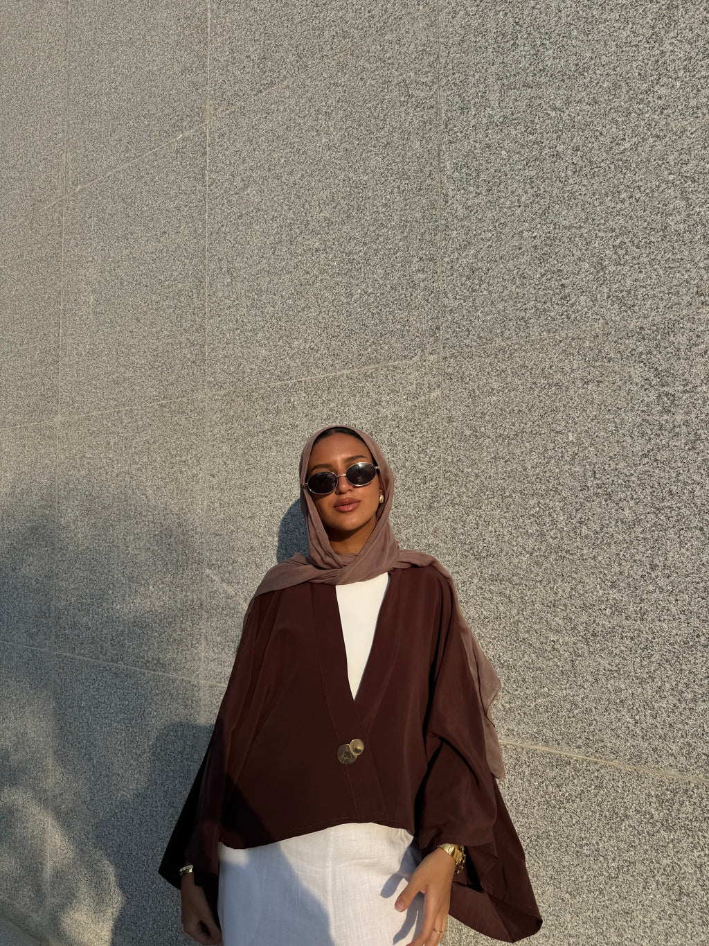 butterfly kimono (brown)