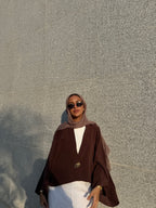 butterfly kimono (brown)