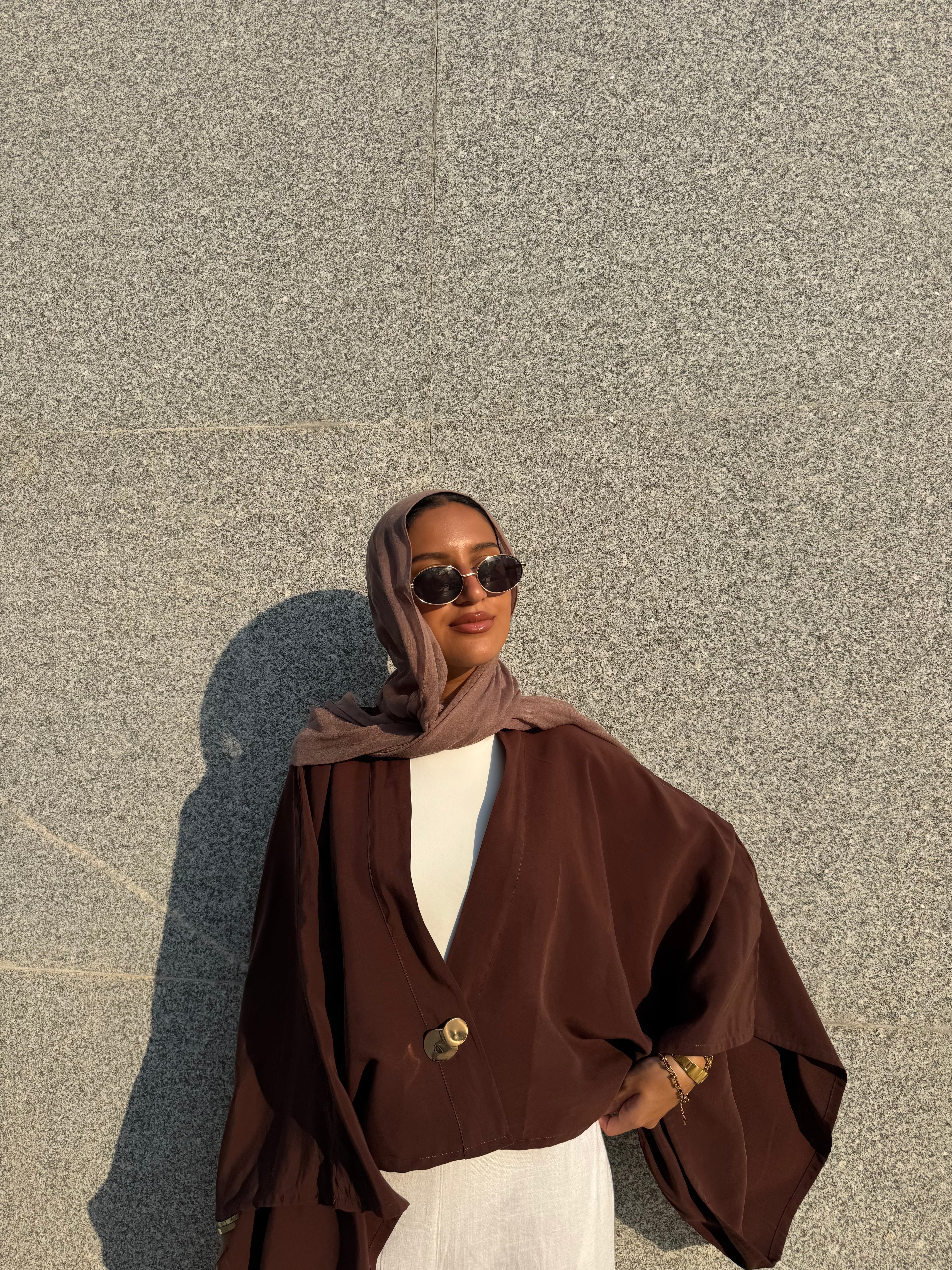 butterfly kimono (brown)