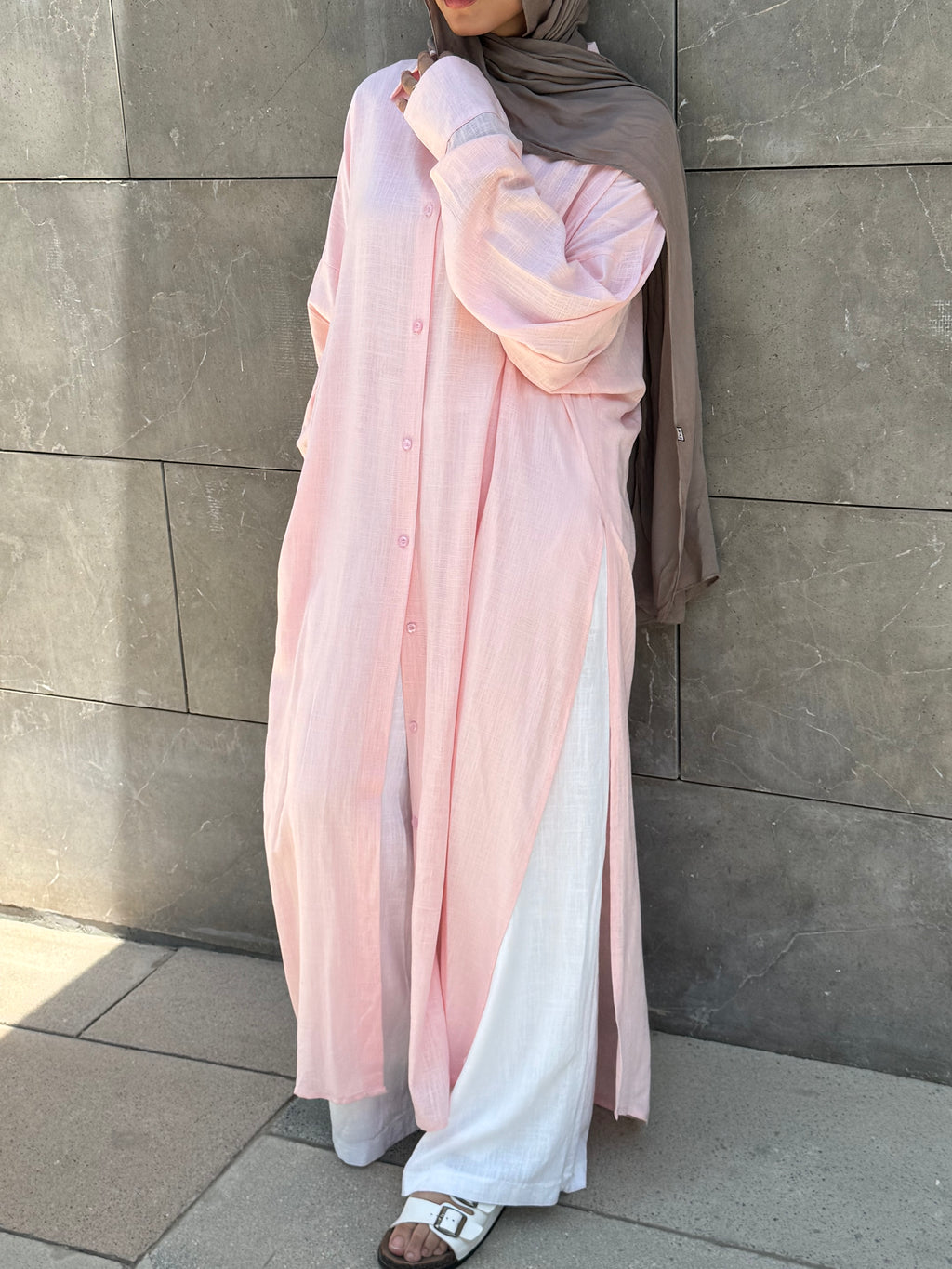 Shirt Dress(pink)