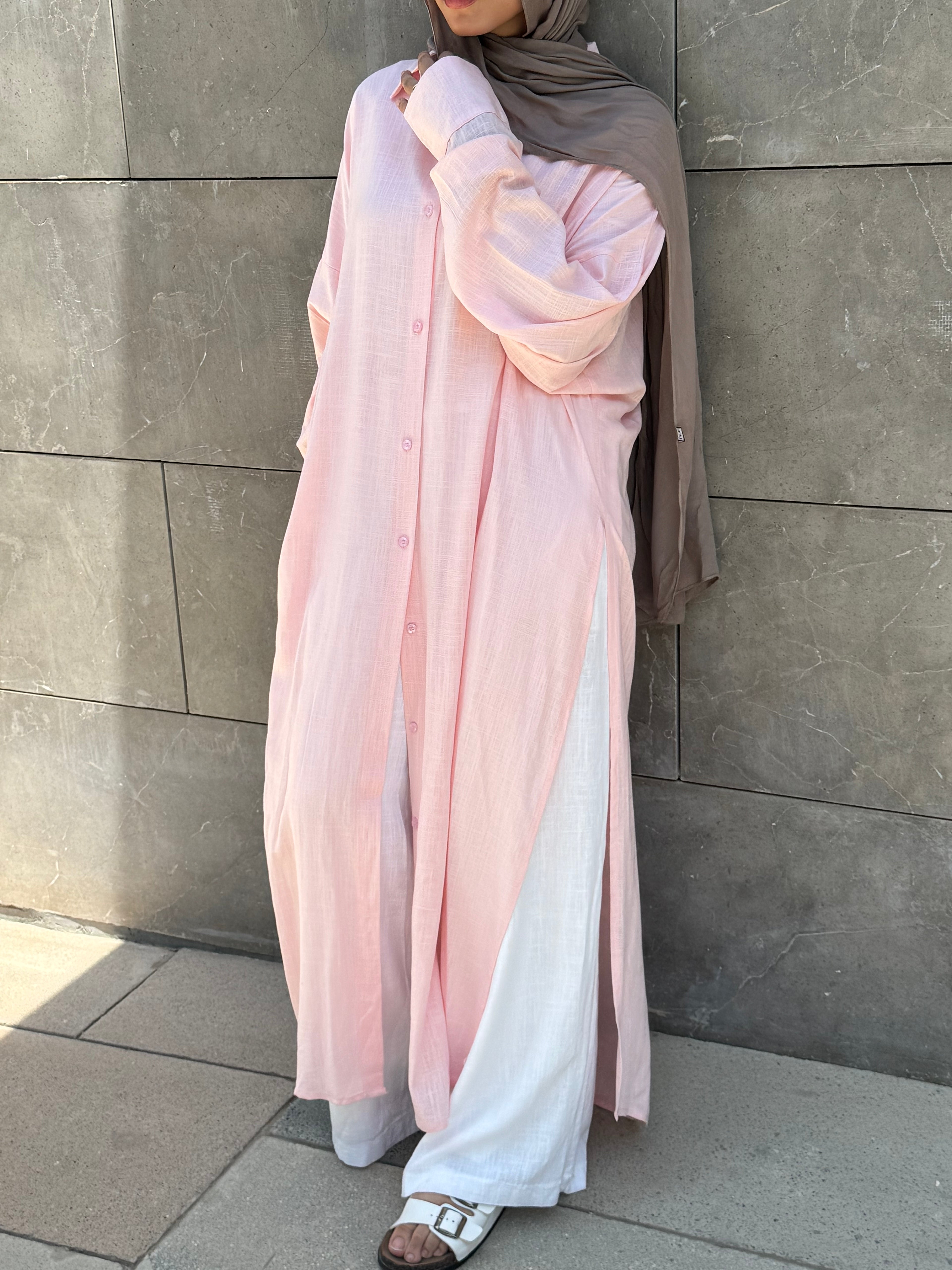 Shirt Dress(pink)