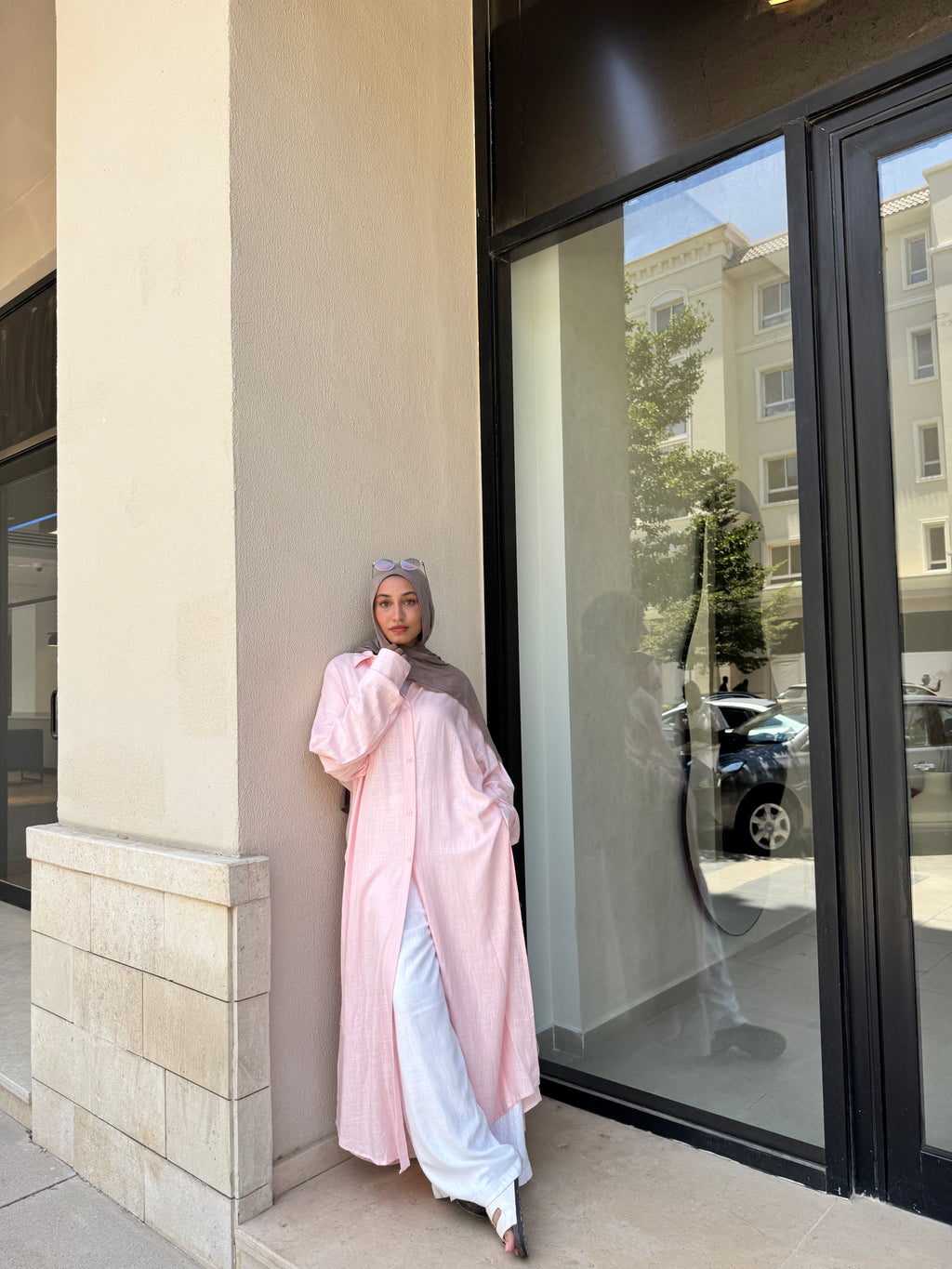 Shirt Dress(pink)
