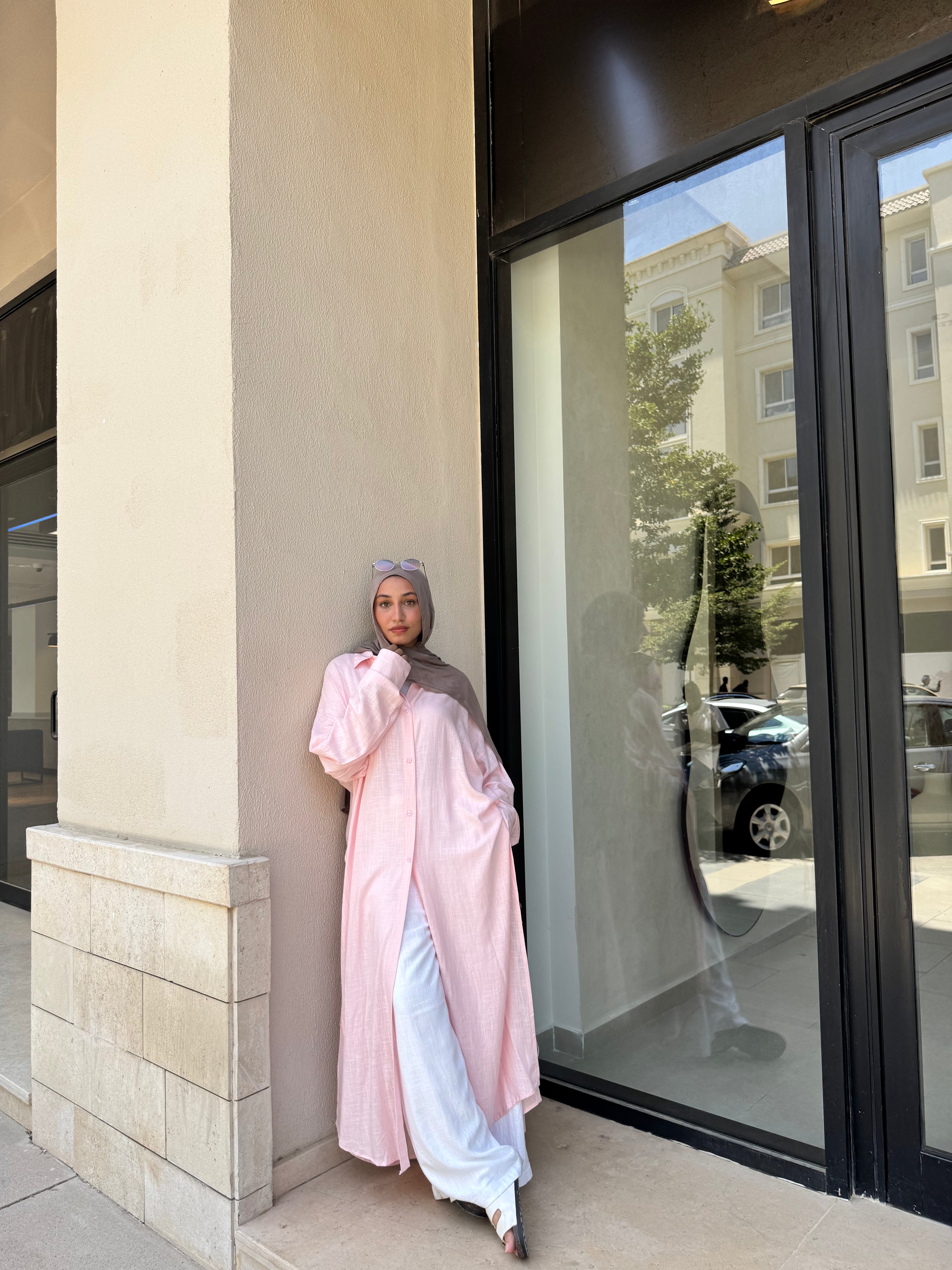 Shirt Dress(pink)