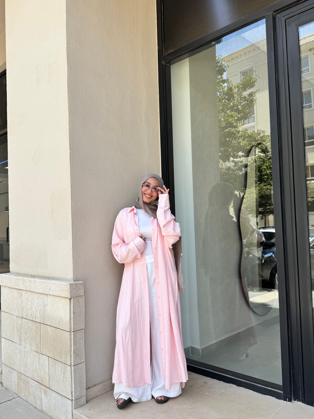 Shirt Dress(pink)