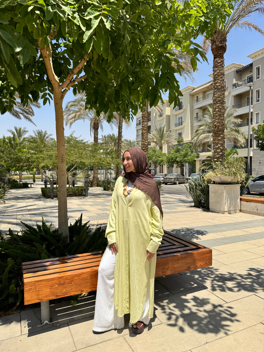 shirt dress(yellow)