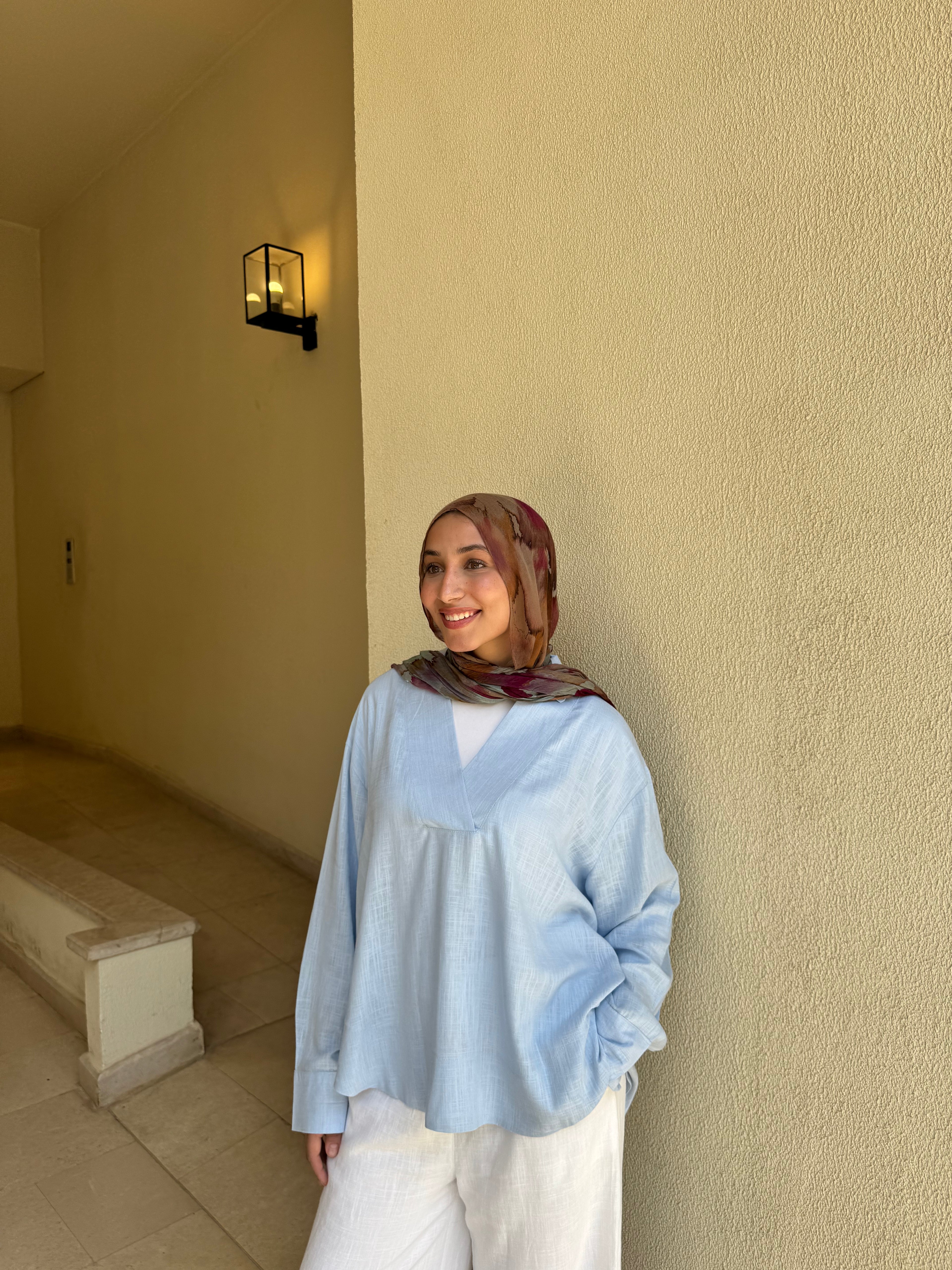 Tayf blouse(baby blue)
