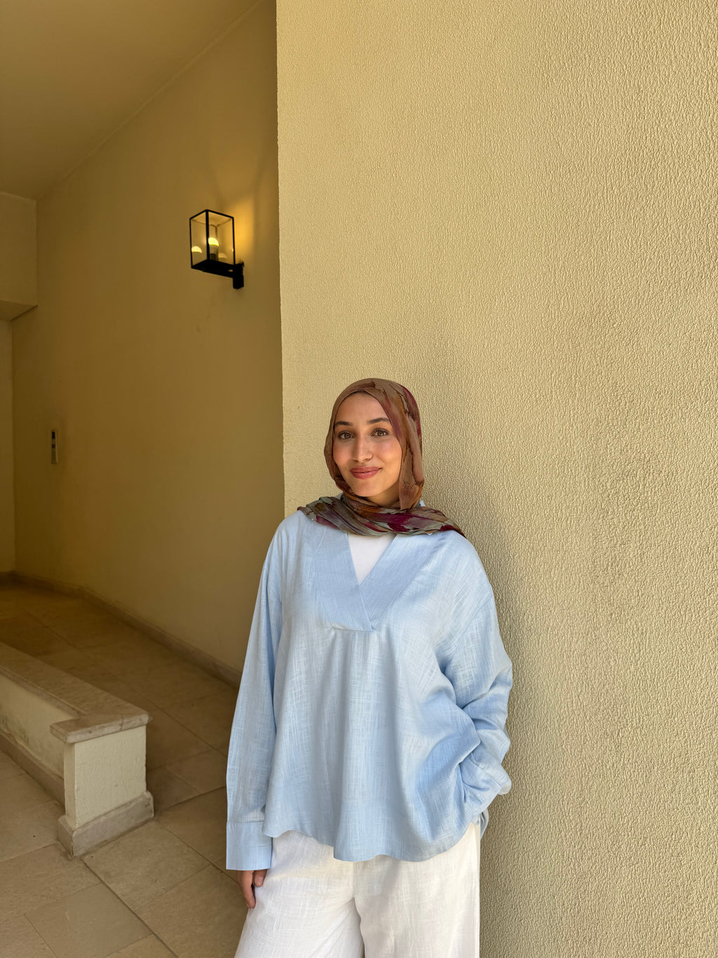 Tayf blouse(baby blue)