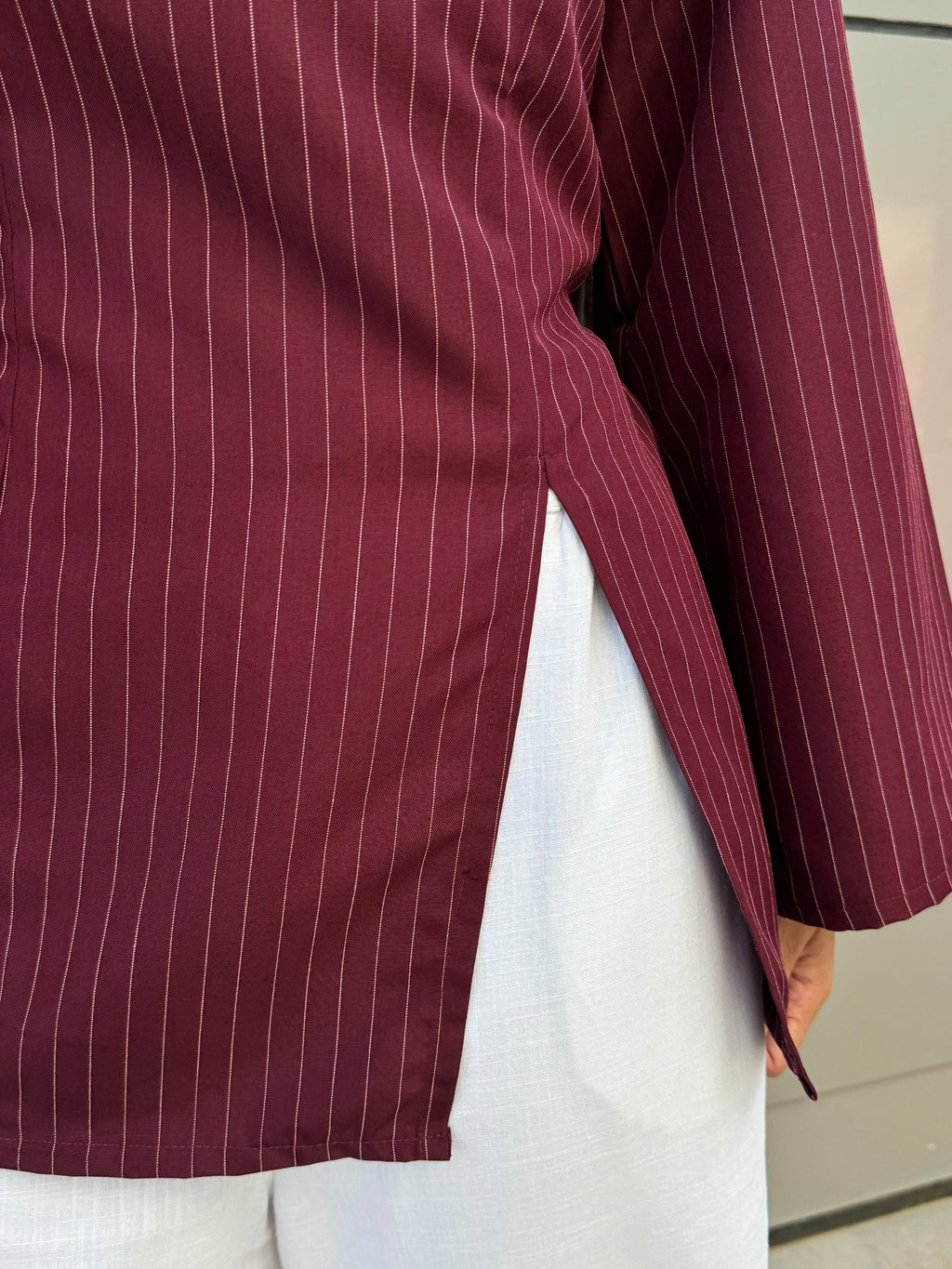mini octaya (Striped Burgundy)
