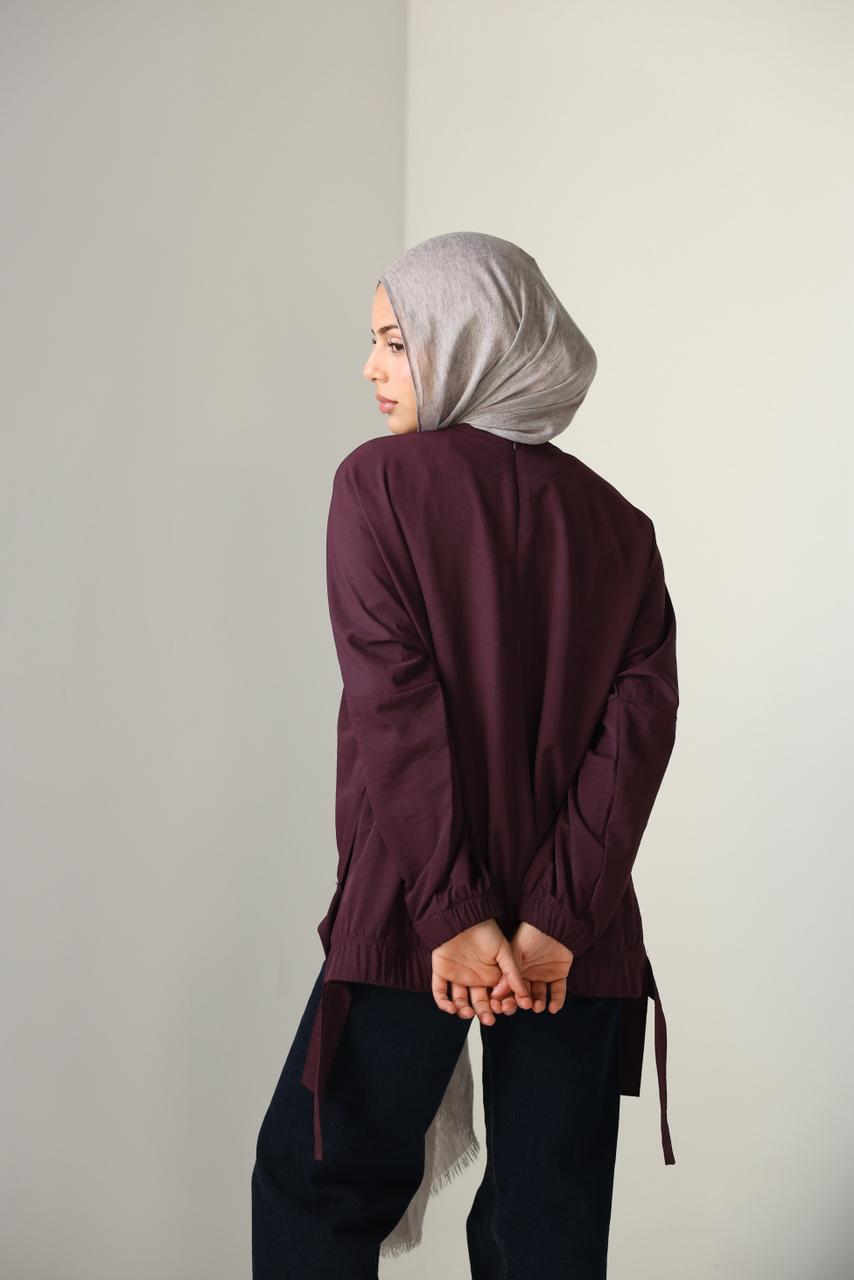 daii blouse(Burgundy)