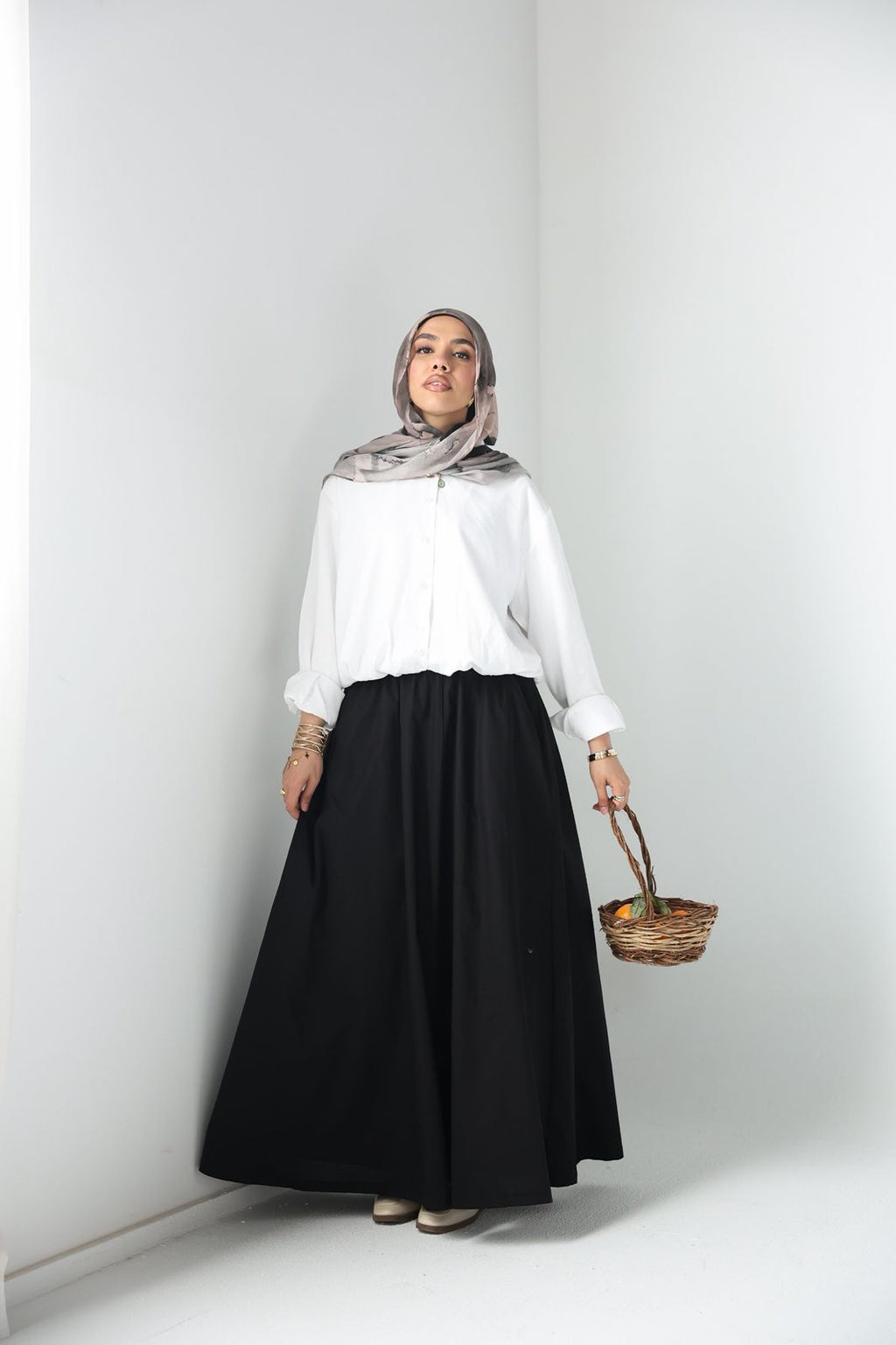 zahra skirt(black)